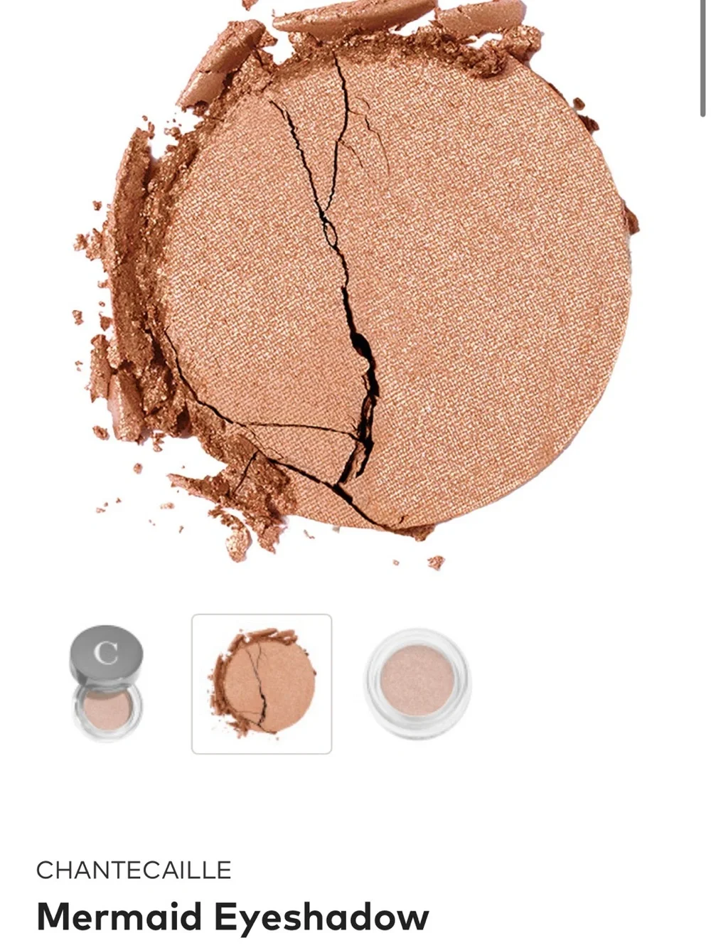Chantecaille Mermaid Shimmering Copper Cream-to-Powder Eyeshadow